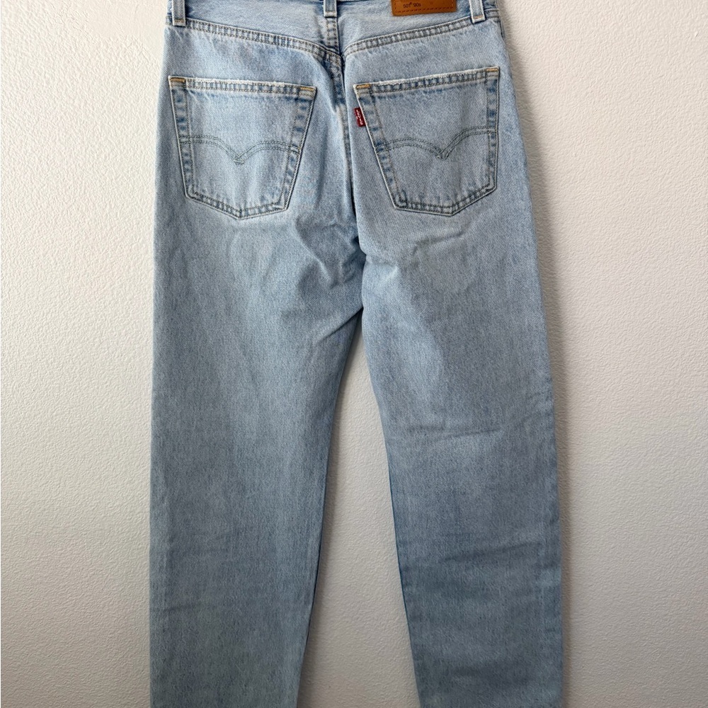 Levi's Women's Sz 24 501 90's Ever Afternoon Light Wash Straight Leg Loose Fit - Picture 5 of 12